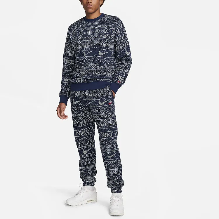 Nike Sportswear Club Fleece Sweatshirt Men's Marine Blue-2