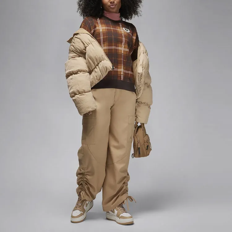 Jordan Brooklyn Brooklyn Sweatshirt Women's Brown-2