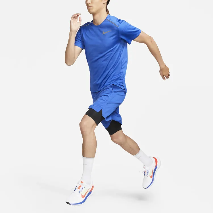 Nike Dri Fit Dri FIT Miler T Shirt Men's Blue-2