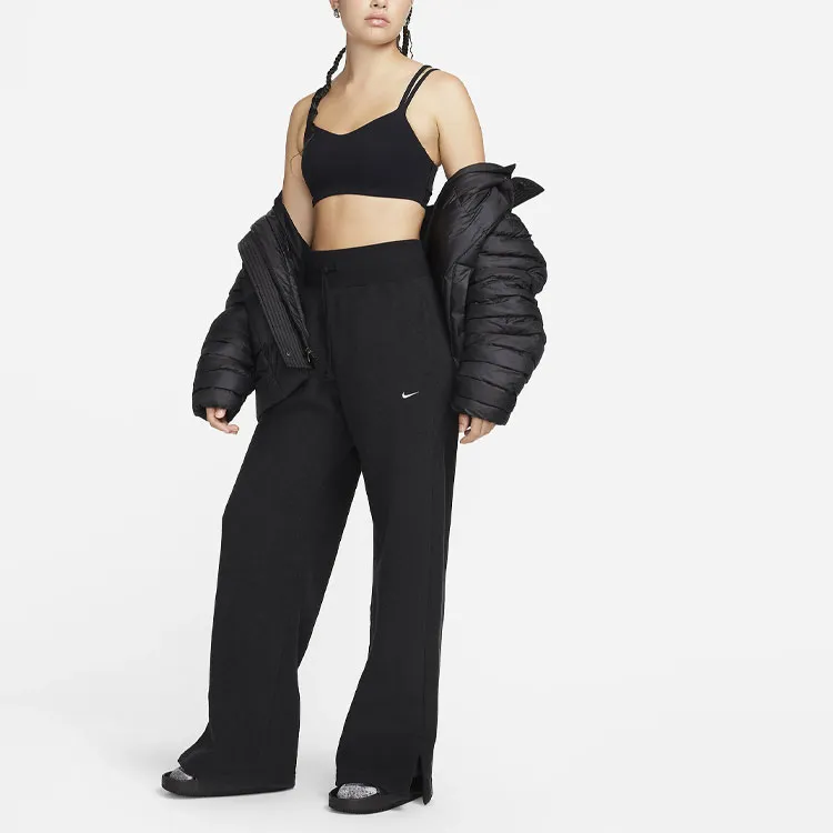 Nike Sportswear Phoenix Plush Women's High Waisted Wide Leg Cozy Fleece Pants-2