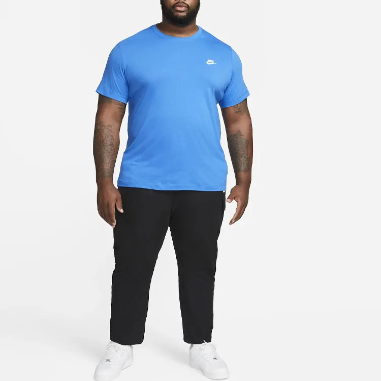 Nike Sportswear Club T Shirt Men's Blue-2