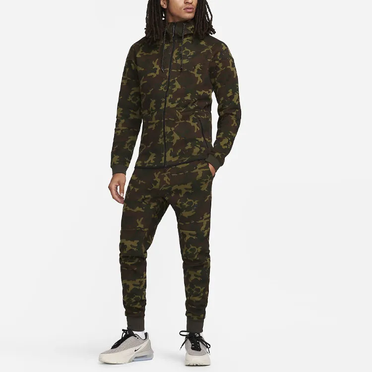 Nike Sportswear Tech Fleece OG Windrunner Jackets Coats Men's Olive-1