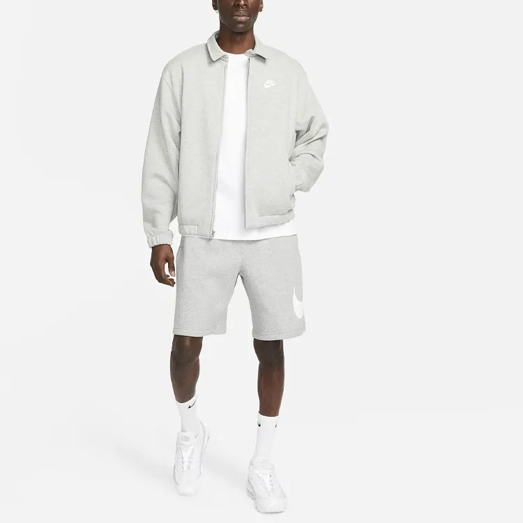 Nike Club Fleece Jackets Coats Men's Light Gray-2