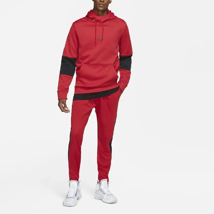 Jordan Dri-FIT Air Knitted Sports Pants Men's Gym Red-2
