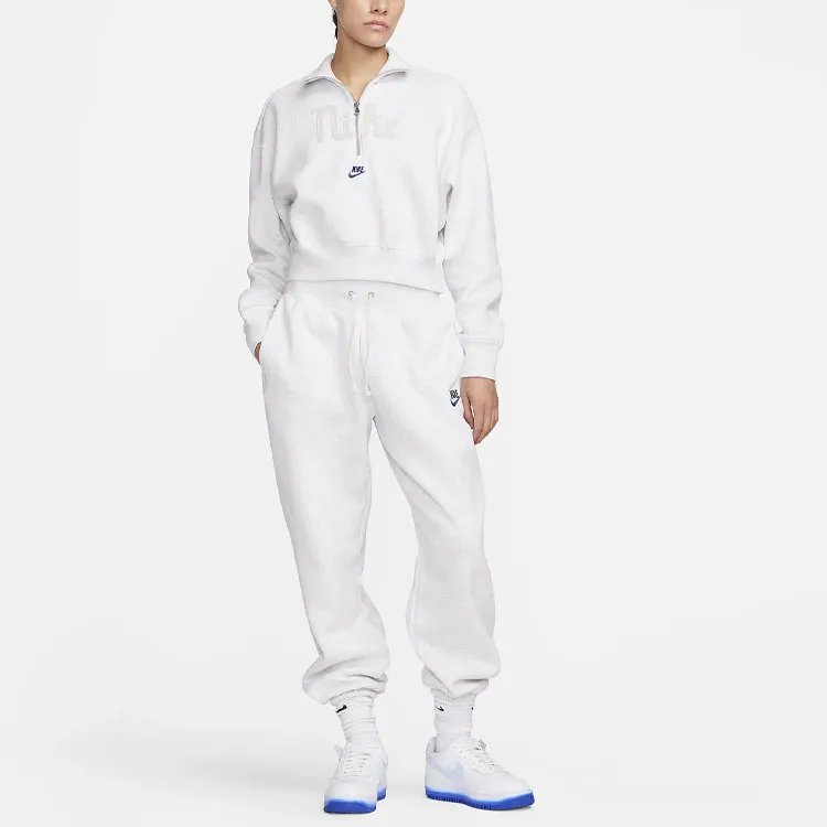 Nike Sportswear Women's Oversized 1/2-Zip Crop Fleece Sweatshirt-2