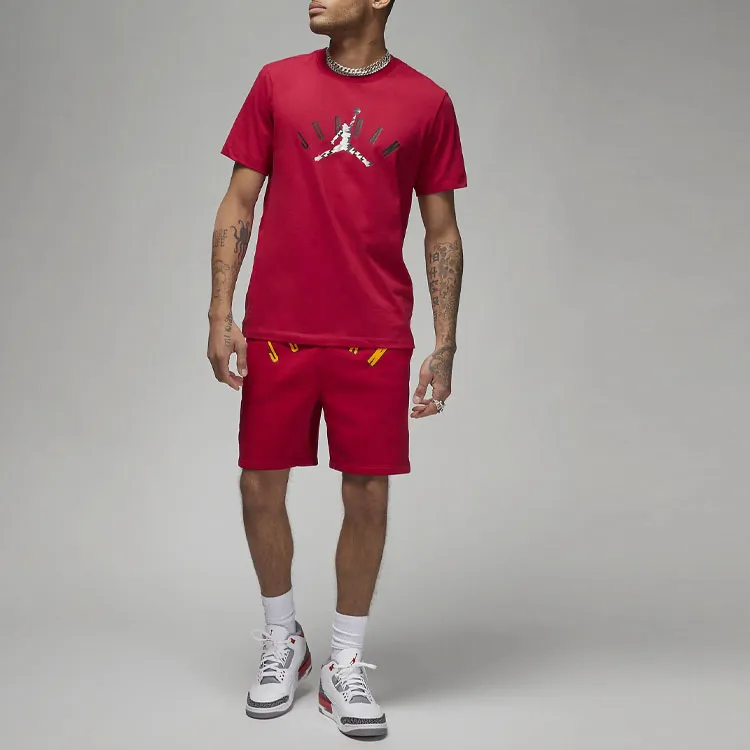 Jordan Flight MVP T-Shirt Men's Red Dress Red-2