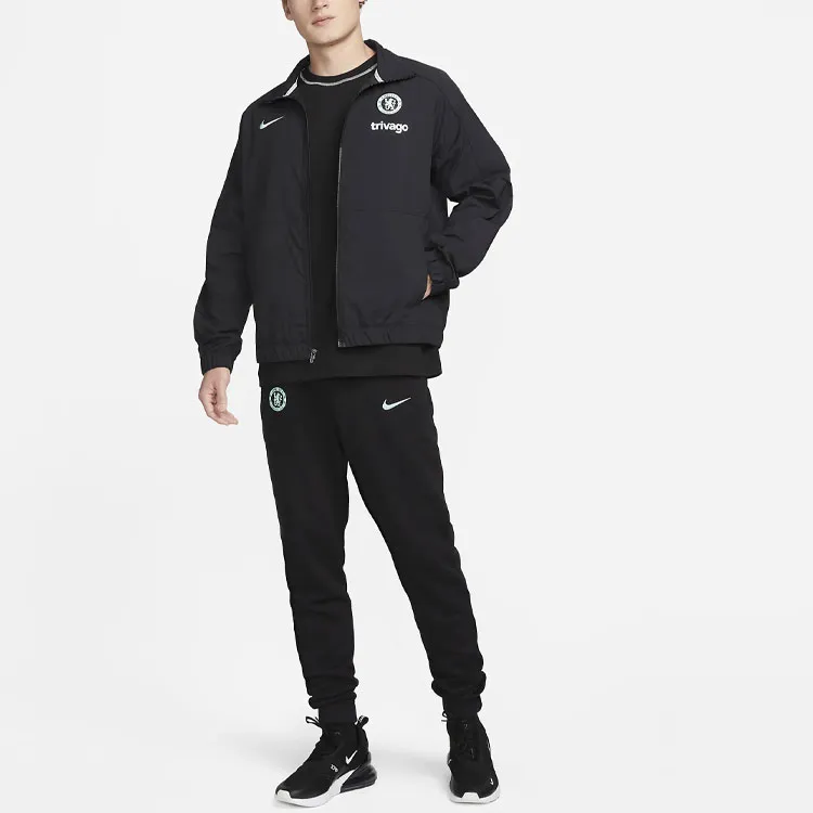 Nike Chelsea F.C. Revival Third Jackets Coats Men's Black-2