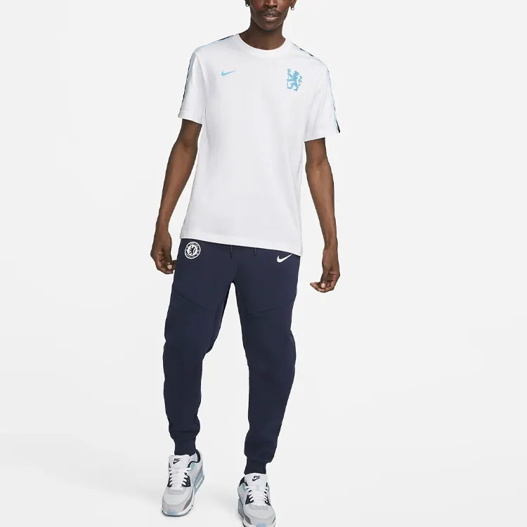Nike Chelsea FC Tech Fleece Knitted Sweatpants Men's Marine Blue-2