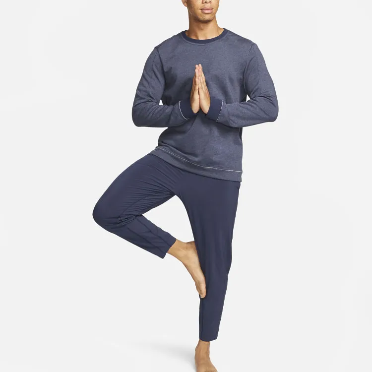 Nike Yoga Sweatshirt Men's Steel Blue-2