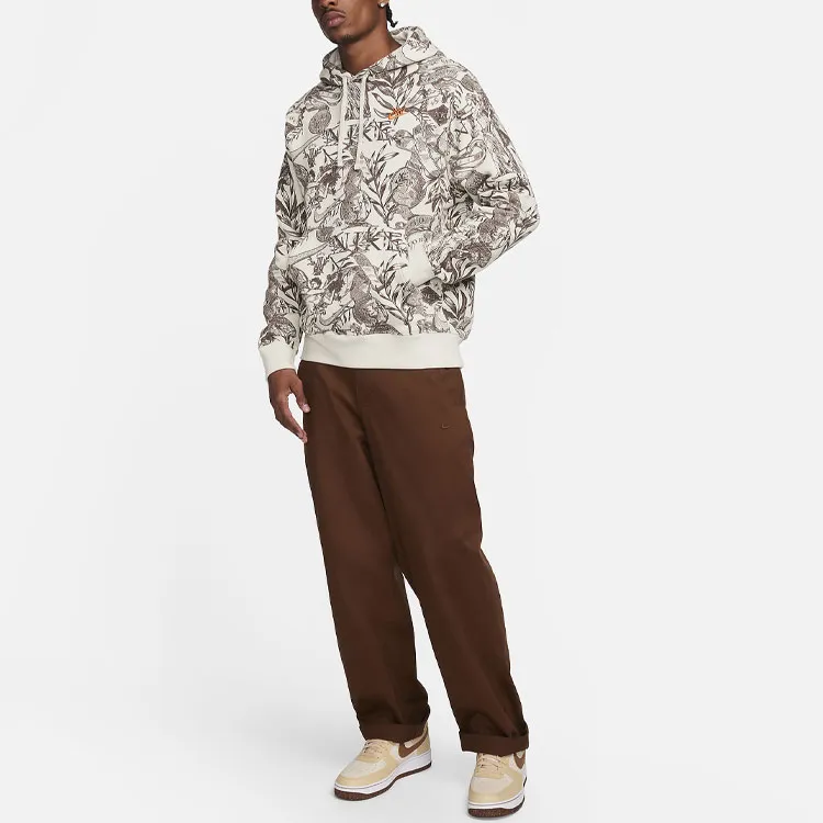 Nike Sportswear Club Fleece Men's Pullover Printed Hoodie-1