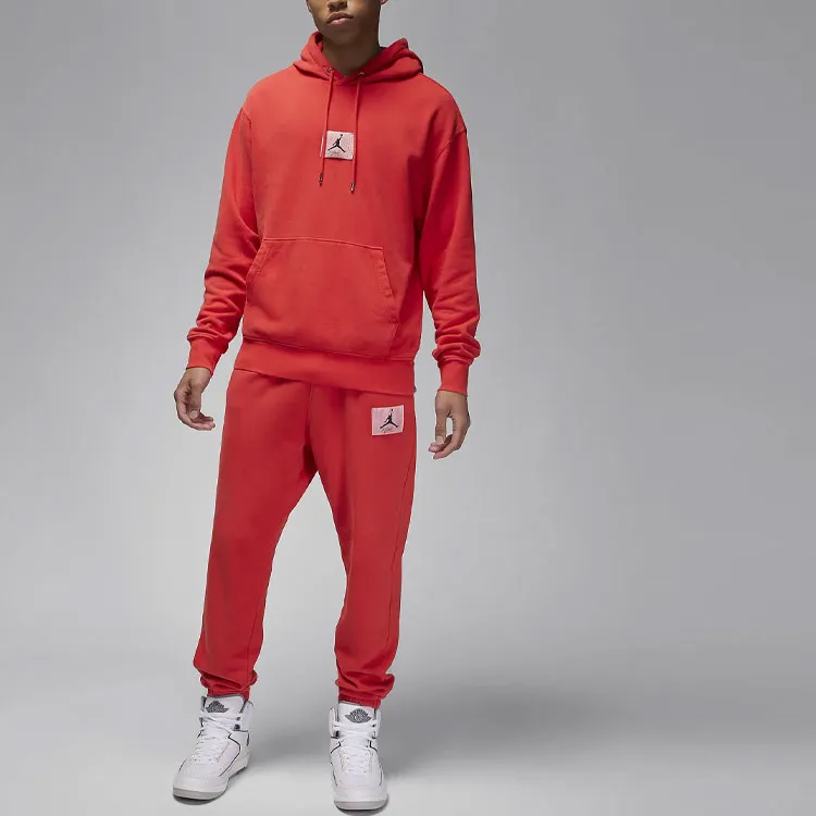 Jordan Essentials Knitted Sports Pants Men's University Red-2