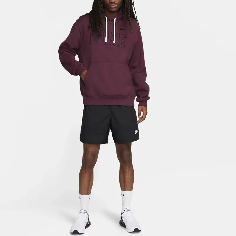 Nike Sportswear Club Fleece Sweatshirt Men's Night Brown Red-2
