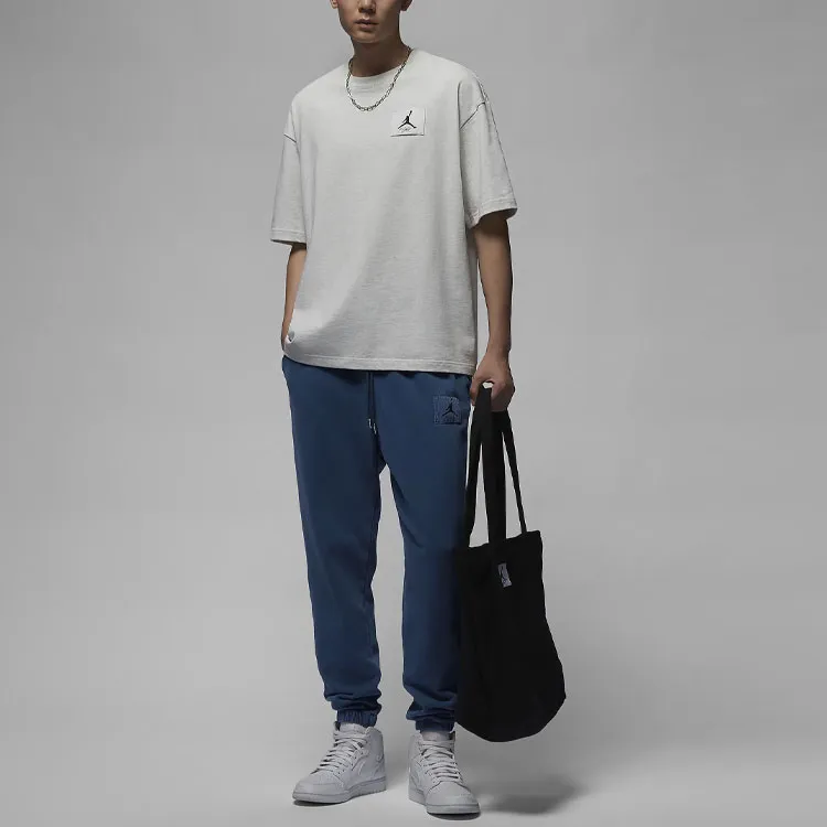Jordan Essentials Knitted Sports Pants Men's French Blue-2