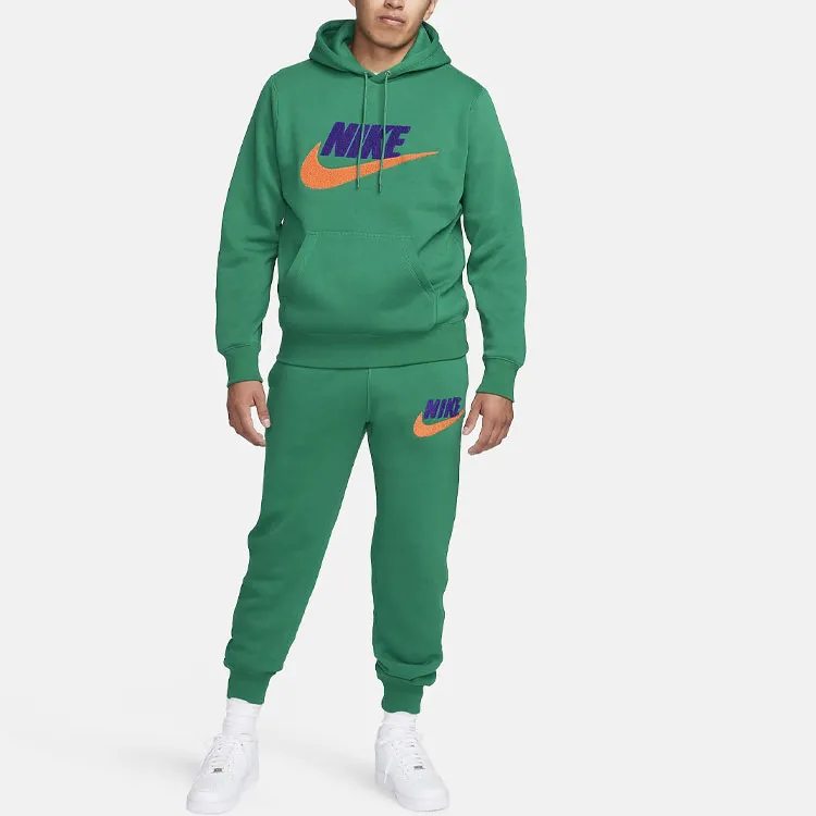 Nike Club Fleece Knitted Sports Pants Men's Green-2