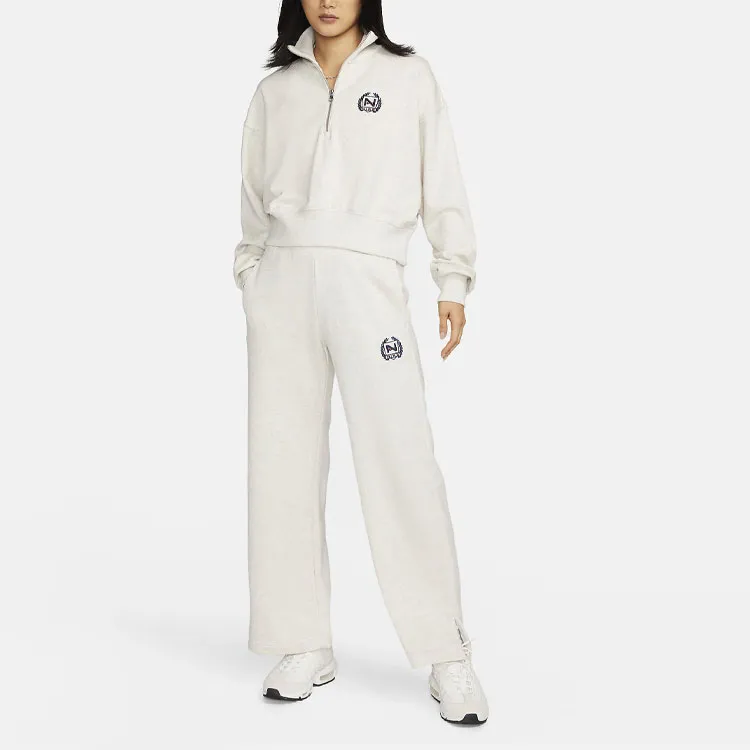 Nike Sportswear Women's Oversized 1/2-Zip Crop Fleece Sweatshirt-2
