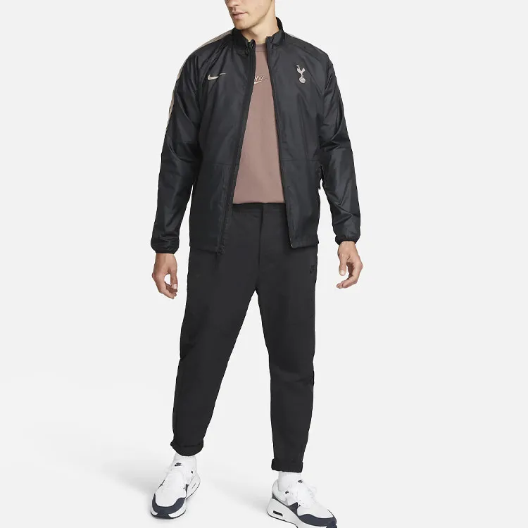 Nike Tottenham Hotspur Repel Academy AWF Third Jackets Coats Men's Black-2