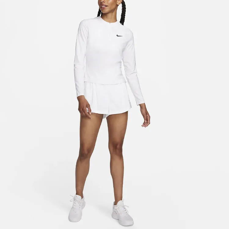 Nike Court Advantage Women's Dri FIT 1/4 Zip Tennis Mid Layer-2