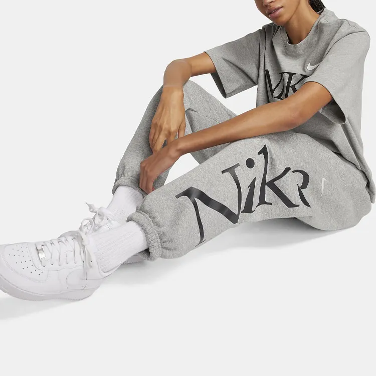 Nike Sportswear Phoenix Fleece Knitted Sports Pants Women's Dark Gray-2