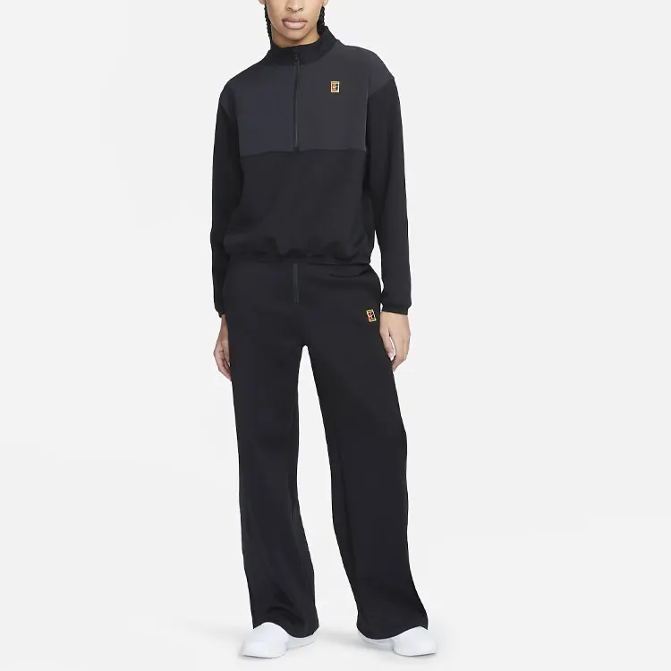 Nike Court Dri FIT Heritage Knitted Sweatpants Women's Black-2