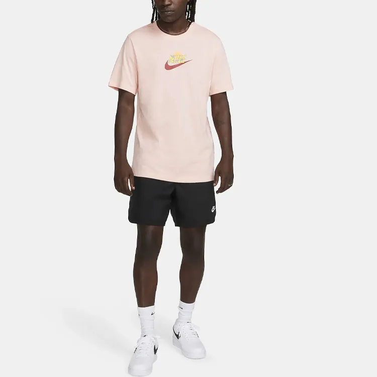 Nike Sportswear T Shirt Men's Bleached Coral-2