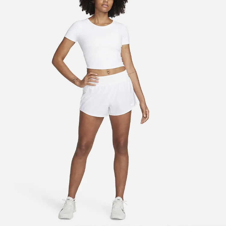 Nike One Fitted Women's Dri FIT Short Sleeve Cropped Top-2
