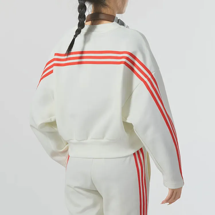 Adidas Sweatshirt Women's Ivory White-4