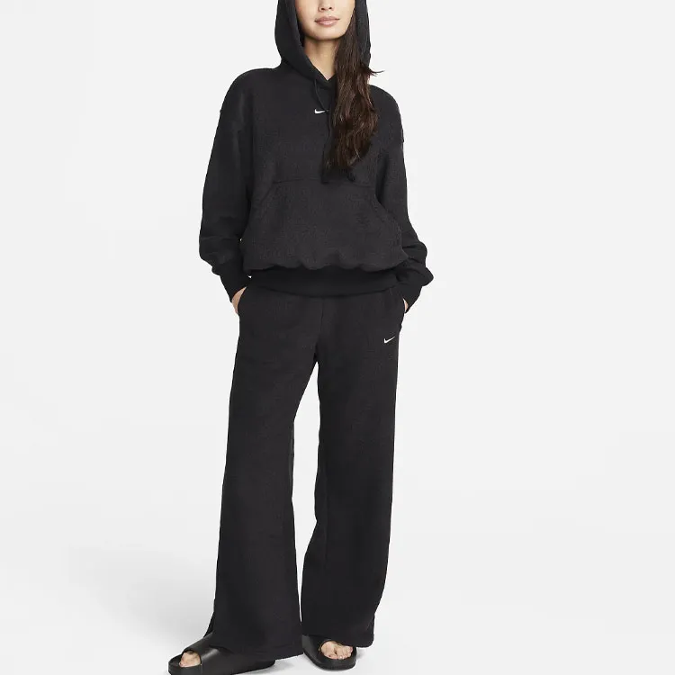 Nike Sportswear Phoenix Plush Casual Pants Women's Black-1