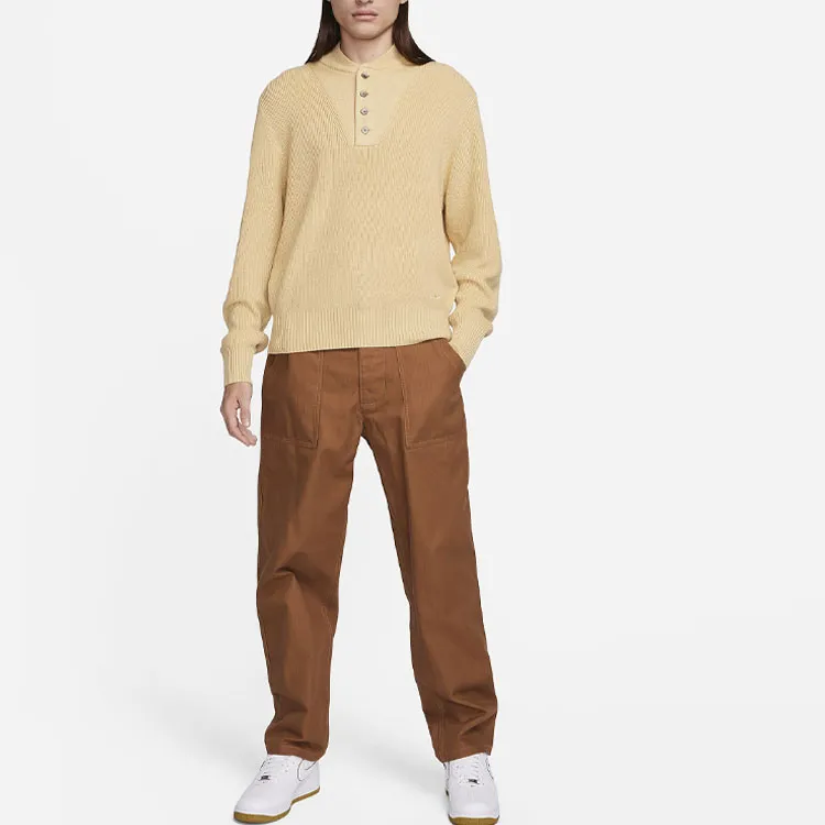 Nike Sweaters Men Khaki-2