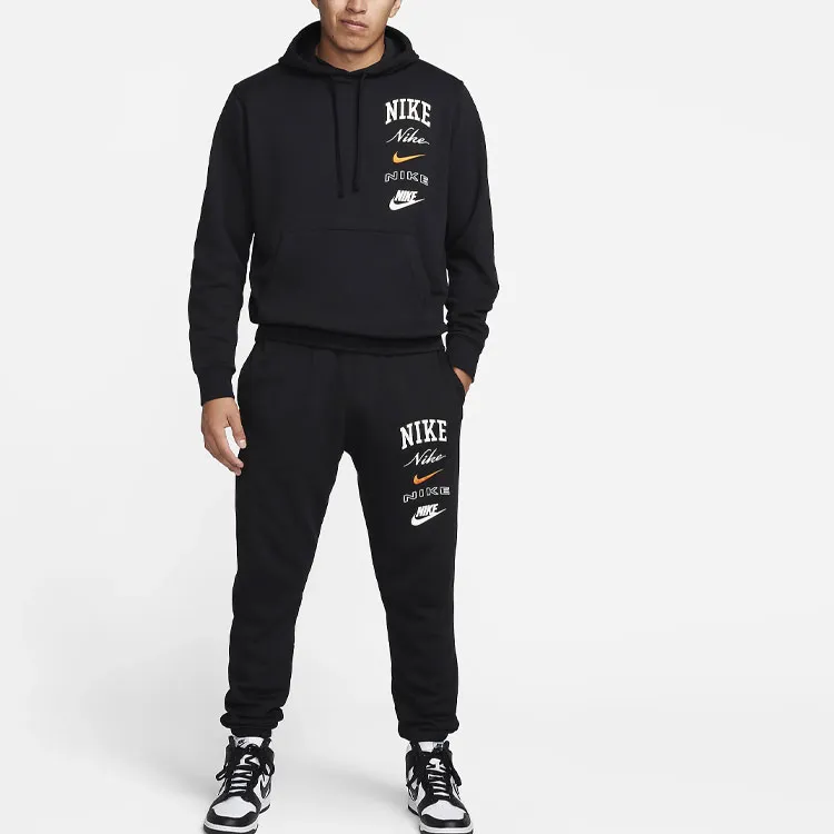 Nike Club Fleece Sweatshirt Men's Black-2