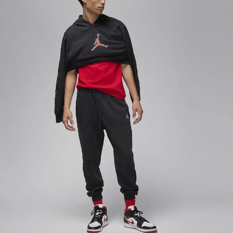 Jordan Flight MVP Knitted Sweatpants Men's Black-2