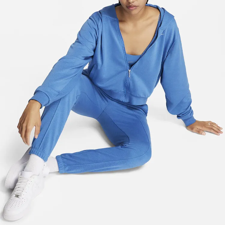 Nike Sportswear Chill Terry Knitted Sports Pants Women's Star Blue-2