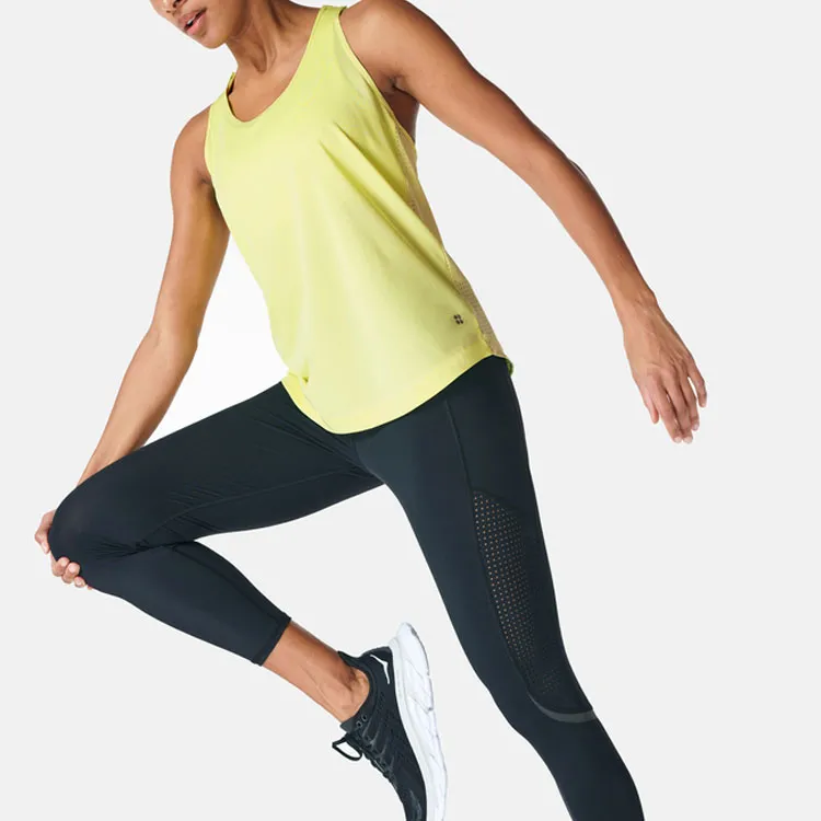 Sweaty Betty Roam Free Tank Tops Women's Pomelo Green-3