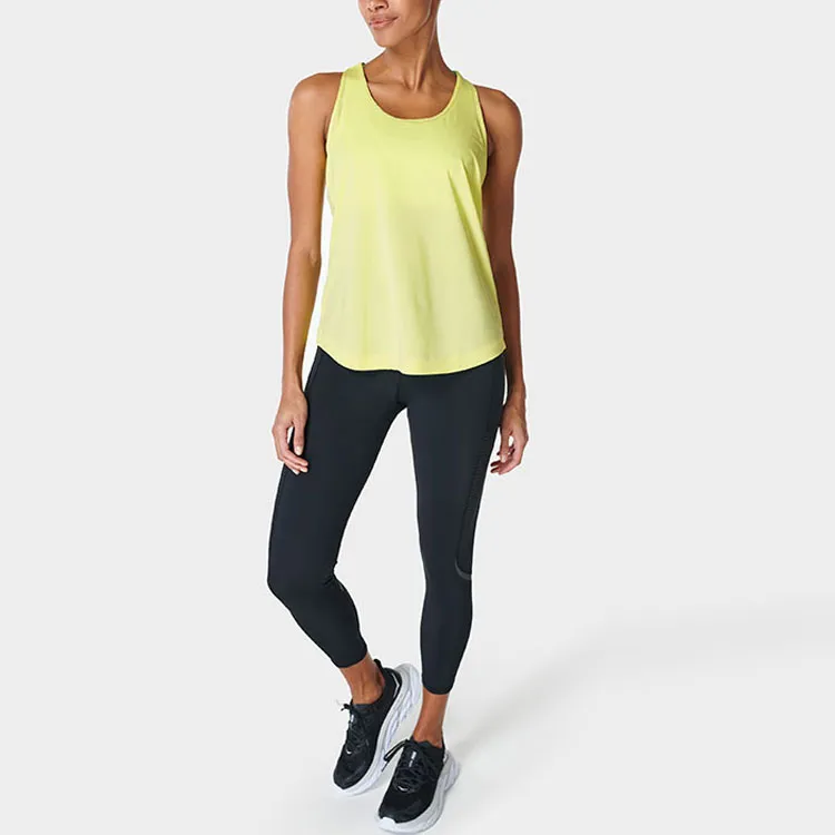 Sweaty Betty Roam Free Tank Tops Women's Pomelo Green-1