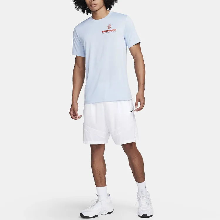 Nike Dri FIT T Shirt Men's Light Armor Blue-2