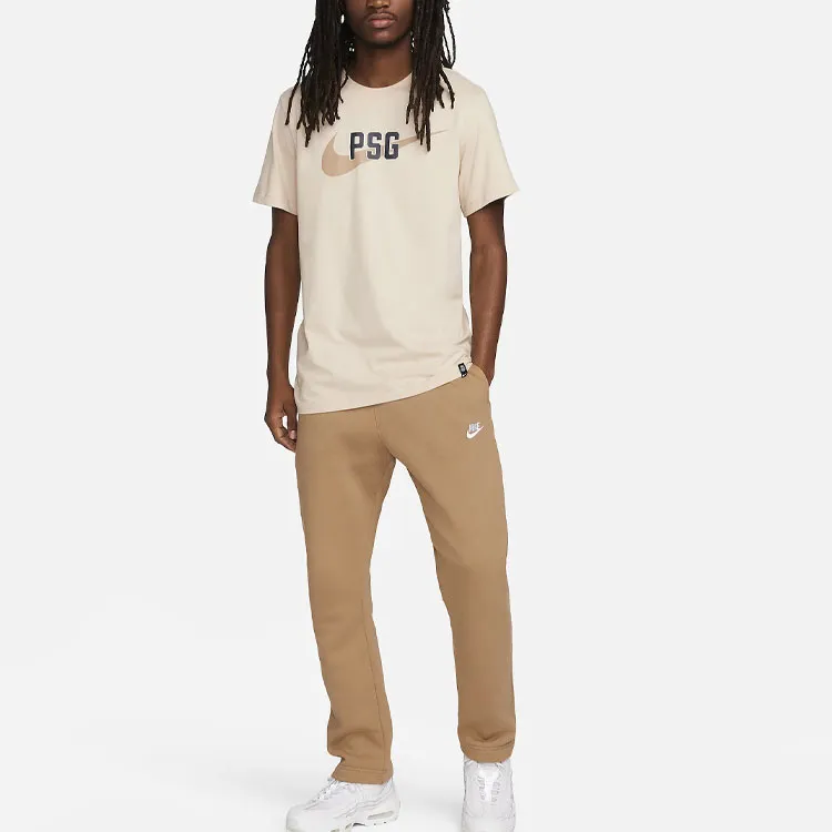 Nike Paris Saint Germain Swoosh T Shirt Men's Apricot-2