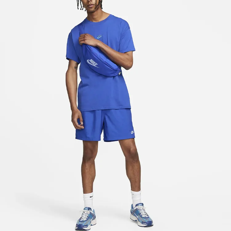Nike Club Casual Shorts Men's Blue-1
