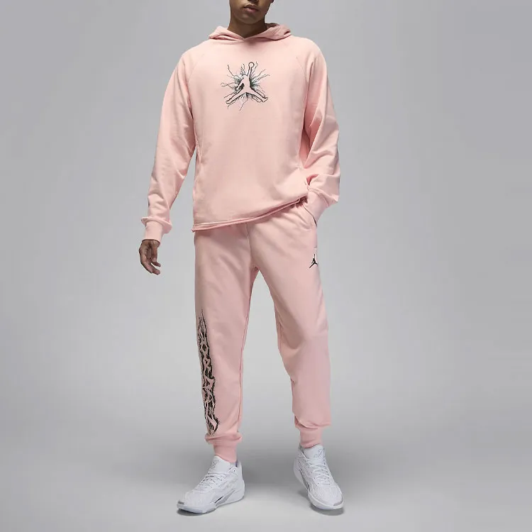 Jordan Dri-FIT Sport Knitted Sports Pants Men's Pink-2