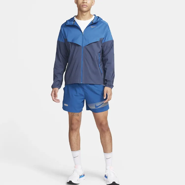 Nike Windrunner Jackets Coats Men's Courtyard Blue-2