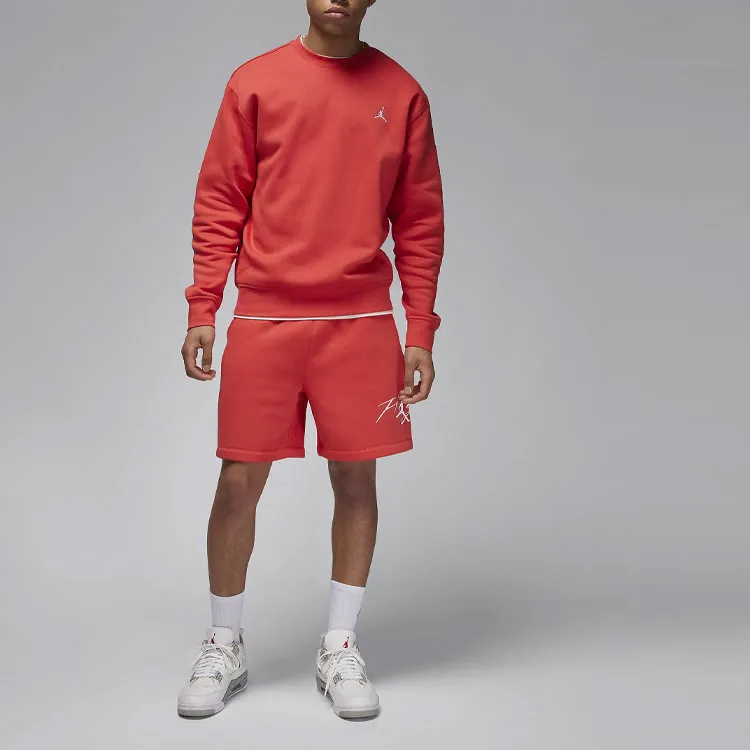 Jordan Brooklyn Fleece Sweatshirt Men's Watermelon Red-2