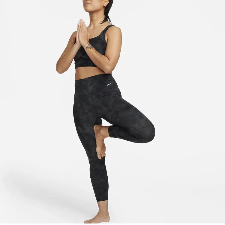 Nike Zenvy Tie Dye Women's Gentle Support High Waisted 7/8 Leggings-2