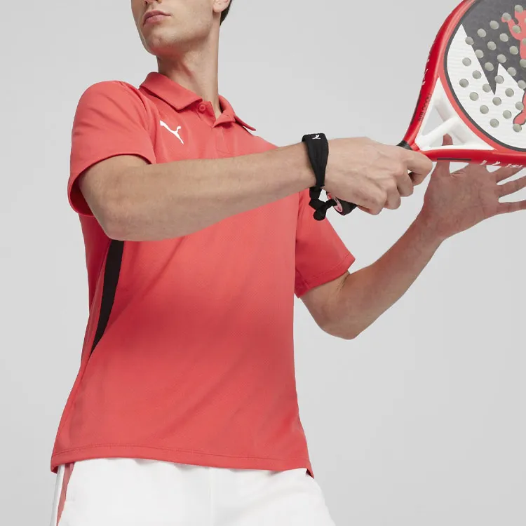 PUMA Polo Shirt Men's Energetic Red-3