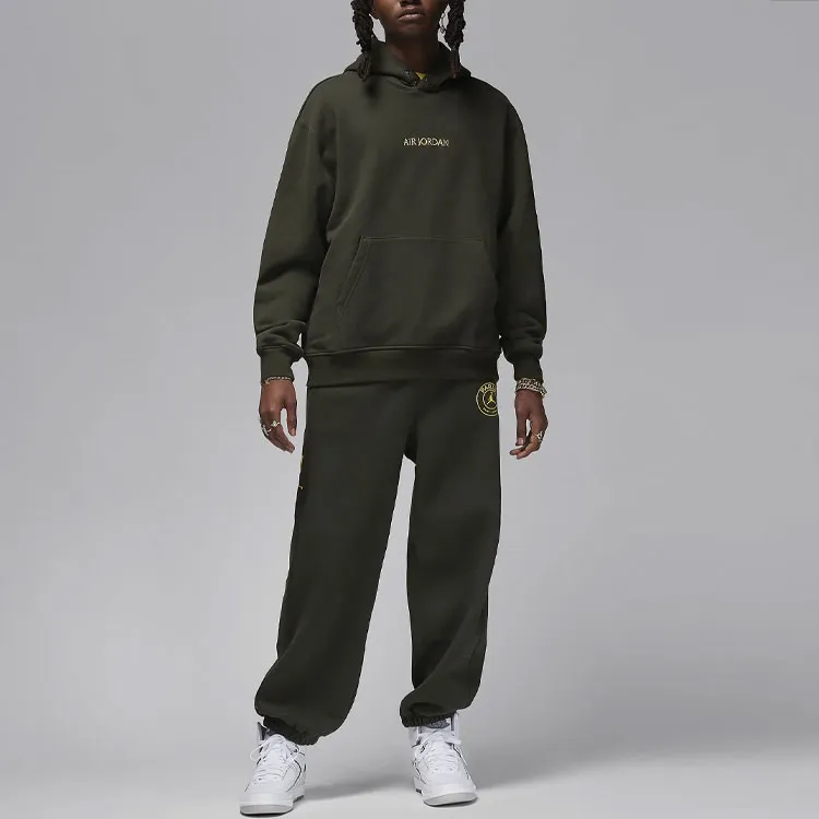 Jordan Paris Saint-Germain Sweatshirt Men's Olive Green-2