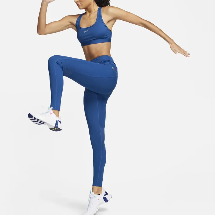Nike Epic Fast Athletic Trousers Women's Courtyard Blue-2