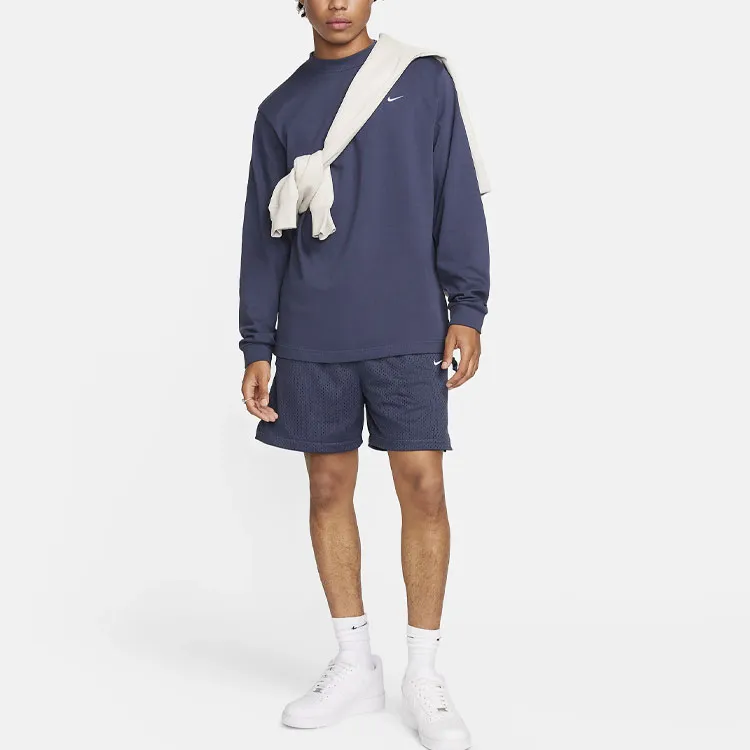 Nike Solo Swoosh Sweatshirt Men's Thunder Blue-4