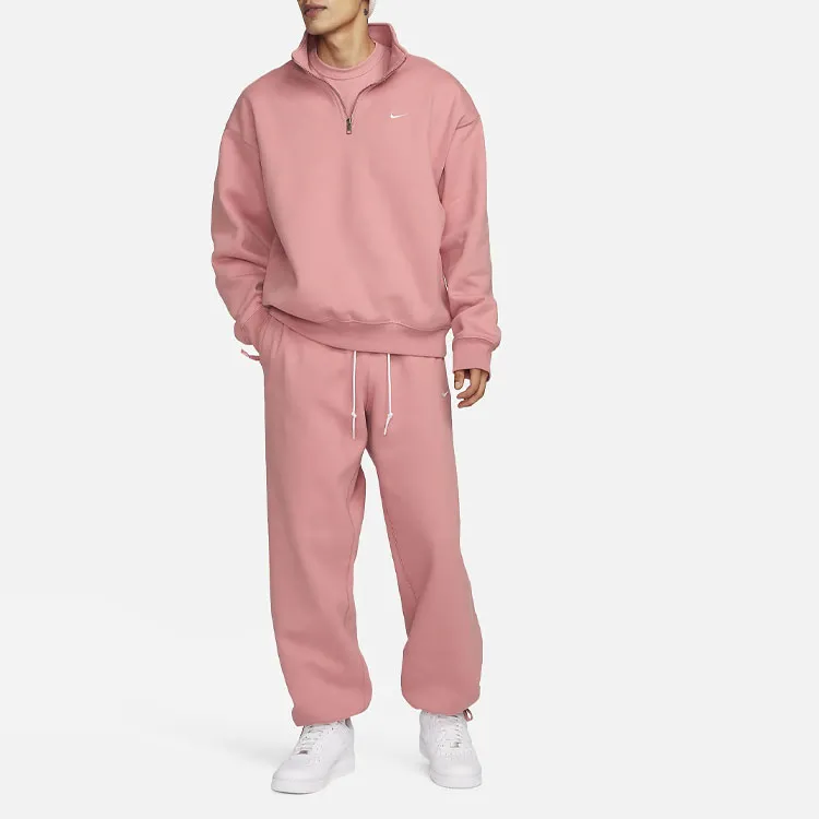 Nike Sportswear Swoosh Knitted Sports Pants Men's Pink-2