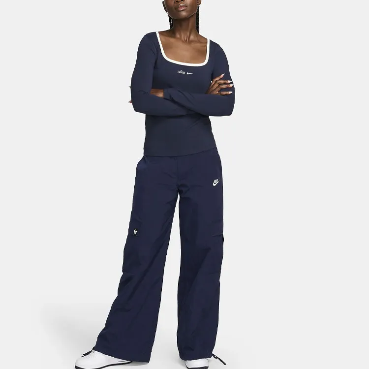 Nike Sportswear T-Shirt Women's Navy Blue-2
