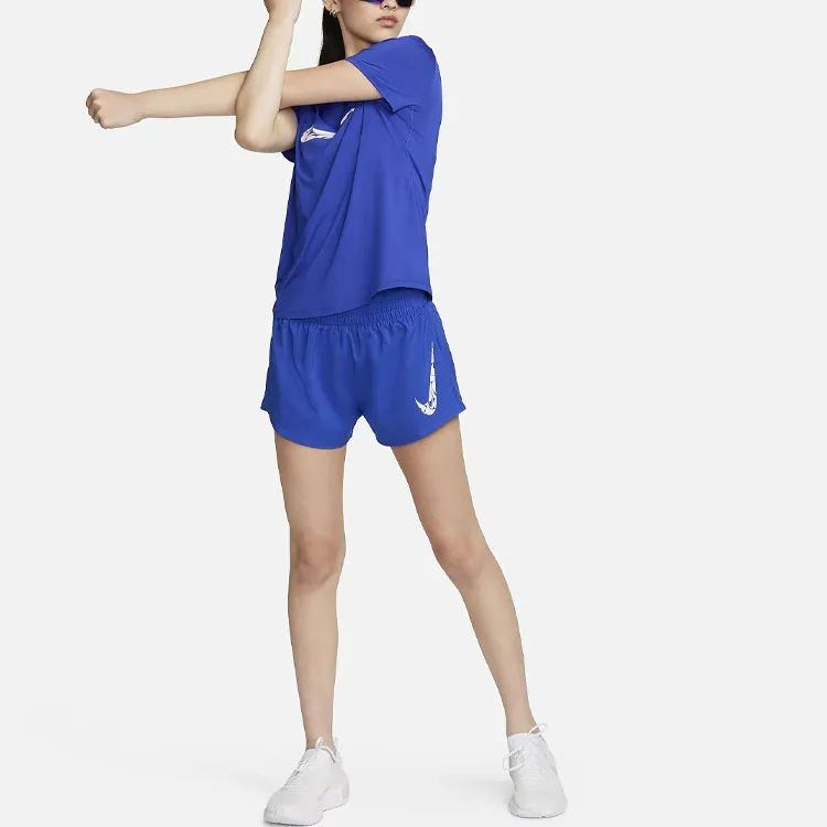 Nike One Sports Shorts Women's Blue-1