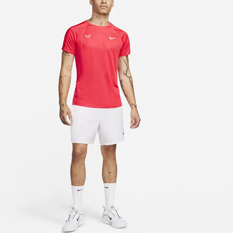 Nike Rafa Challenger T-Shirt Men's Siren Red-2