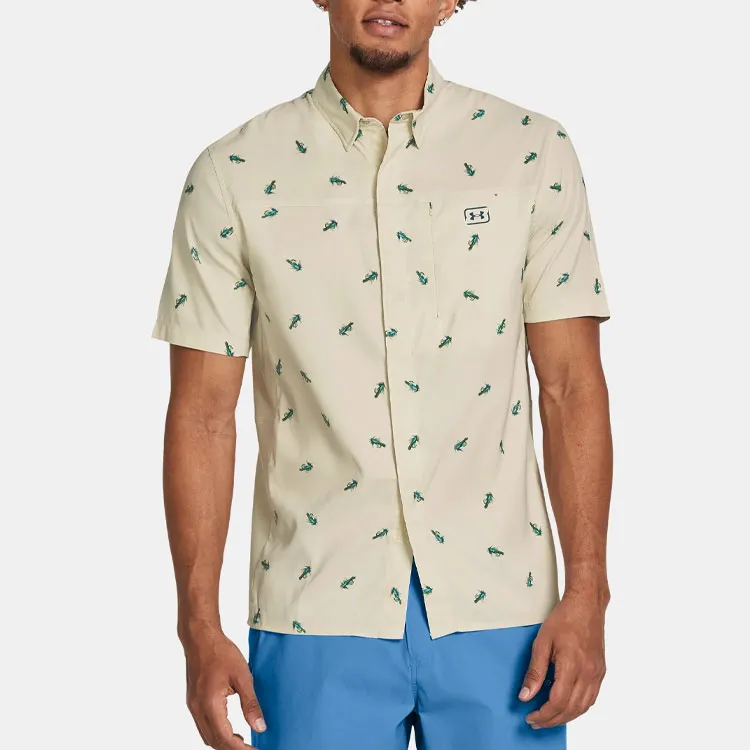 Under Armour UA Fish Pro Shirt Men's Brown-3