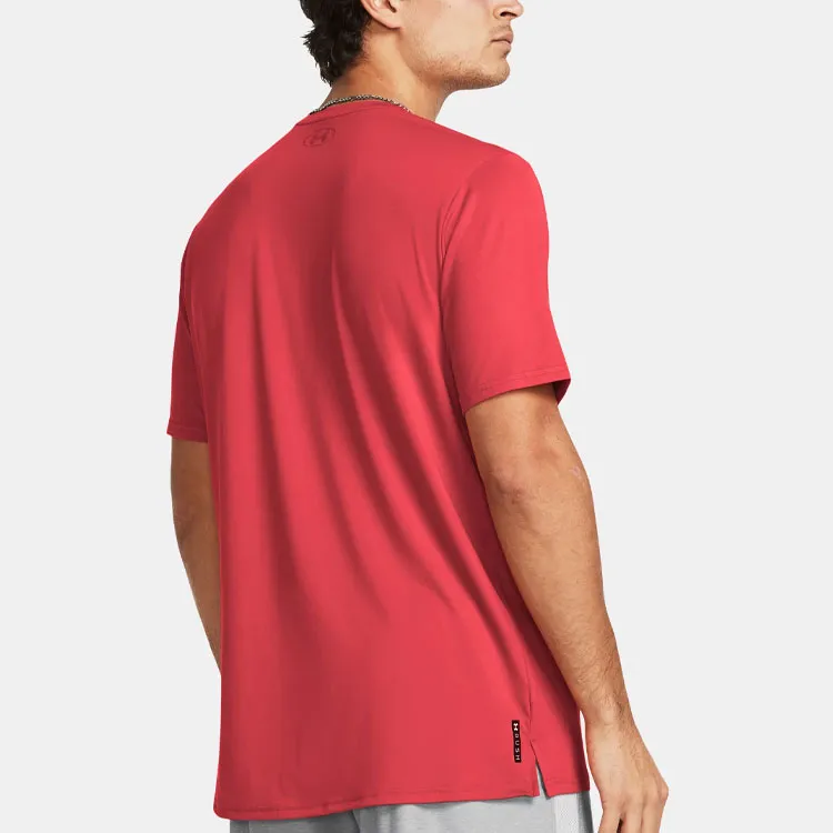 Under Armour T-Shirt Men's Red To The Sun-3